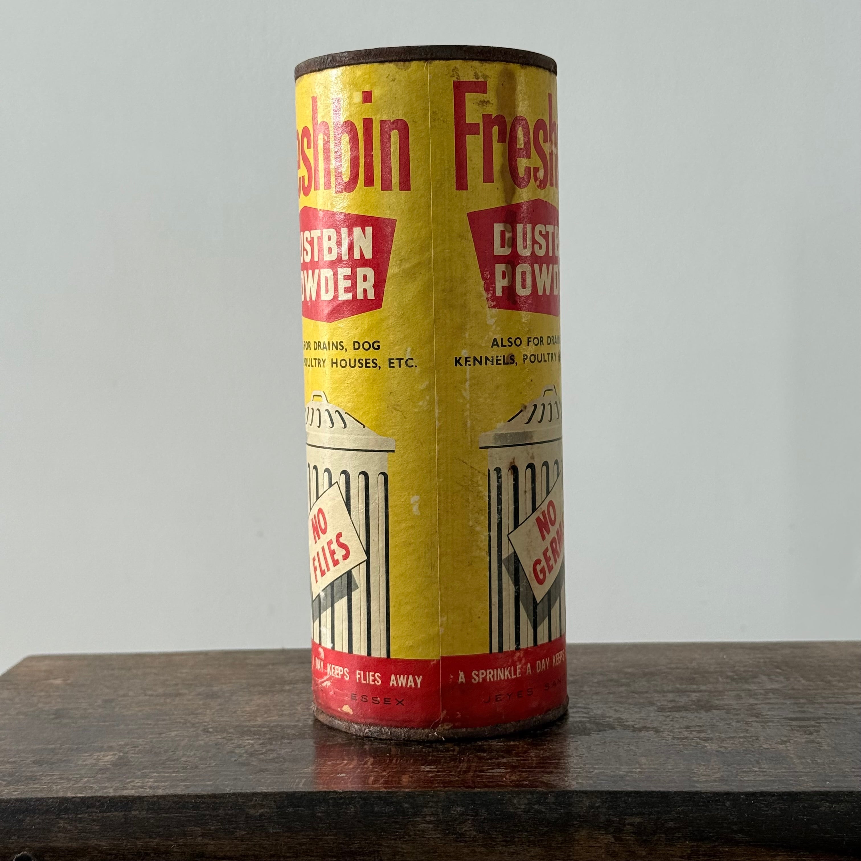 Freshbin Dustbin Powder Vintage Advertising Tin Unopened