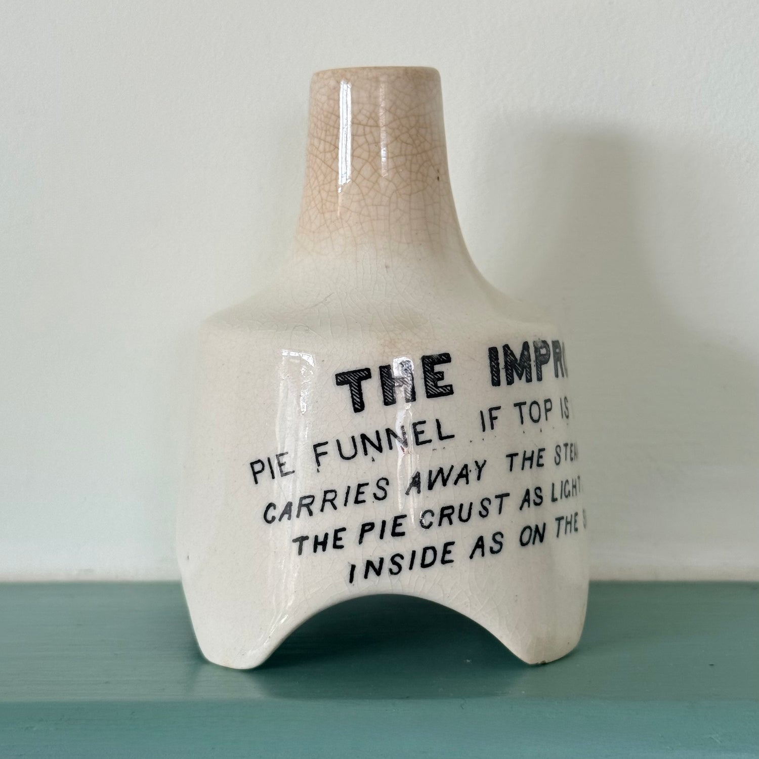 Antique Grimwade The Improved Pie Funnel Ceramic Pie Vent c.1920