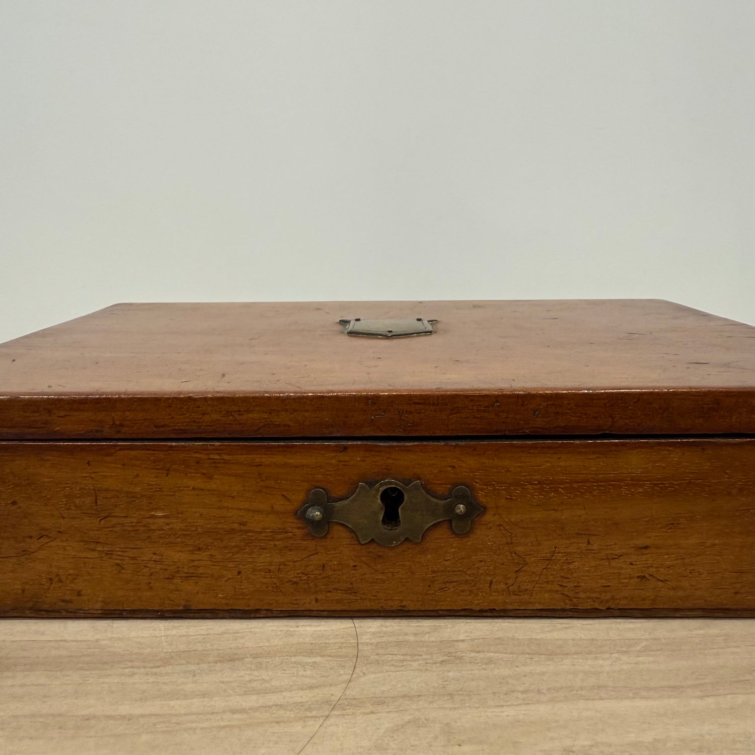 Victorian Mahogany Artist’s Drawing Box with Original Patina