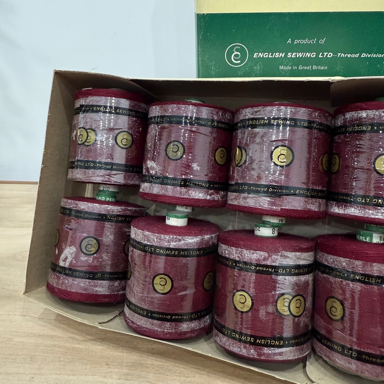 Dewhurst’s Sylko Perlé Thread – Three Boxed Sets, 24 Reels