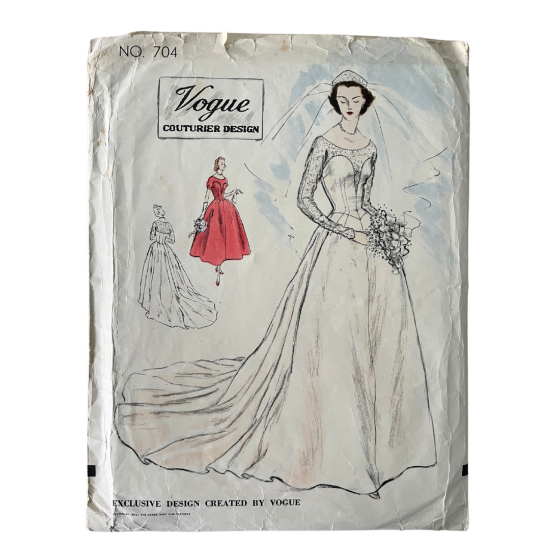 Vogue Couturier 704 Womens Size 10 Wedding Dress Headband