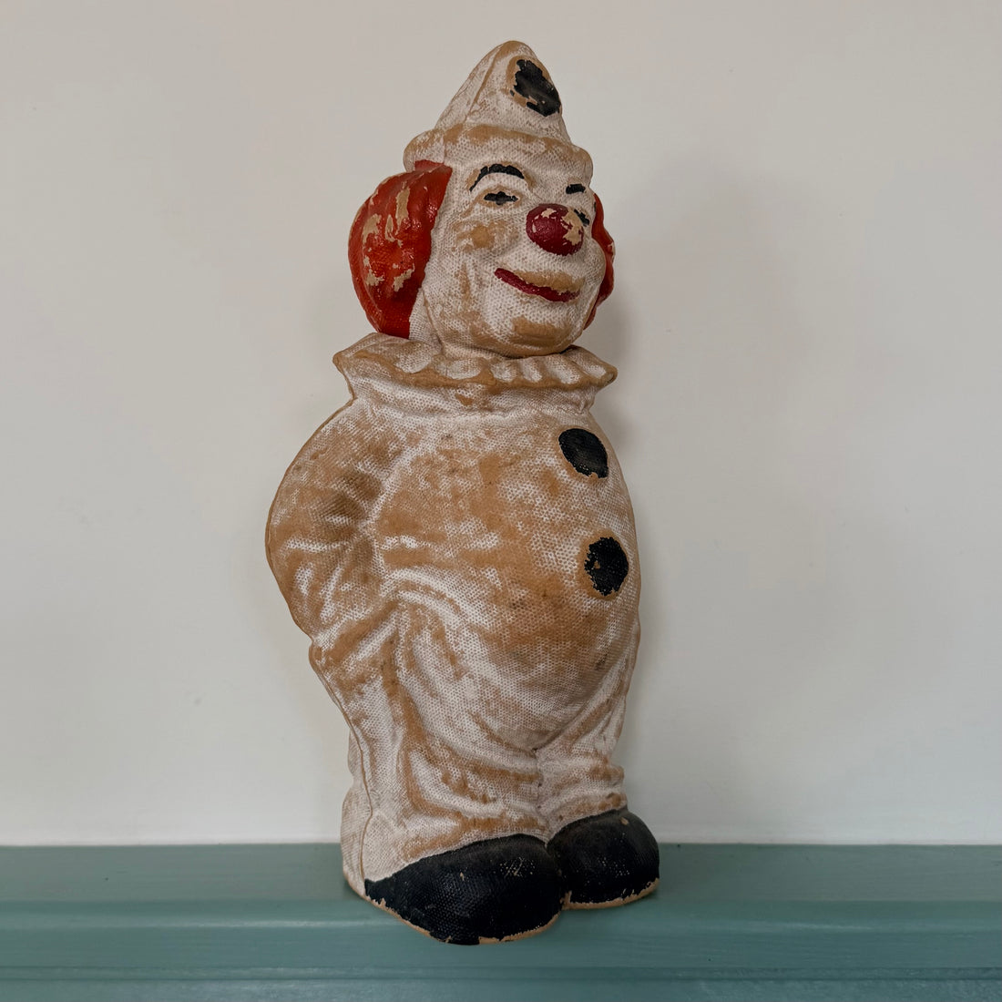 Vintage Papier-Mâché Clown Sweet Container – Made in Scotland