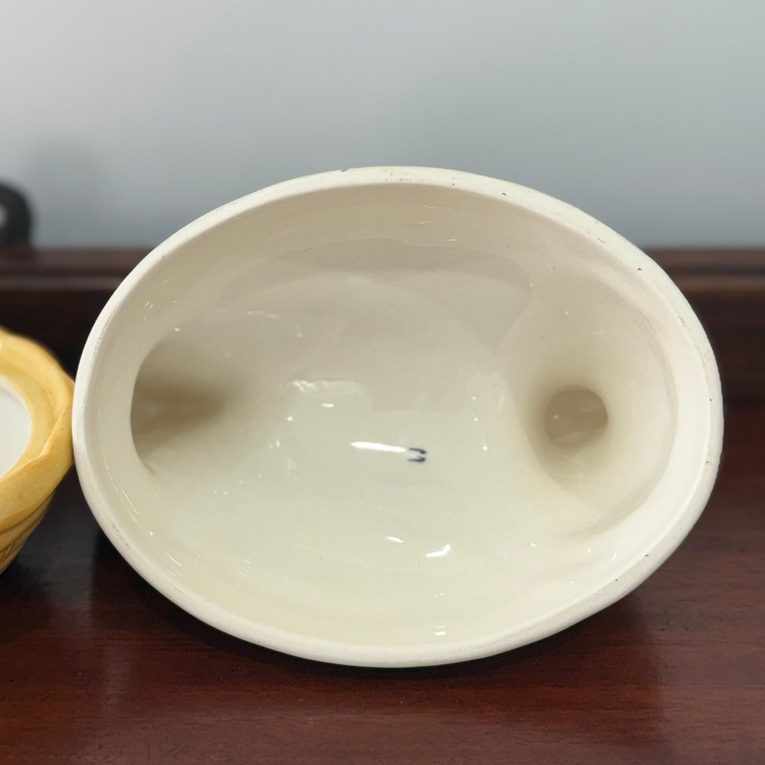 Vintage Ceramic Hen on Nest Egg Dish Chicken Tureen Kitchenalia