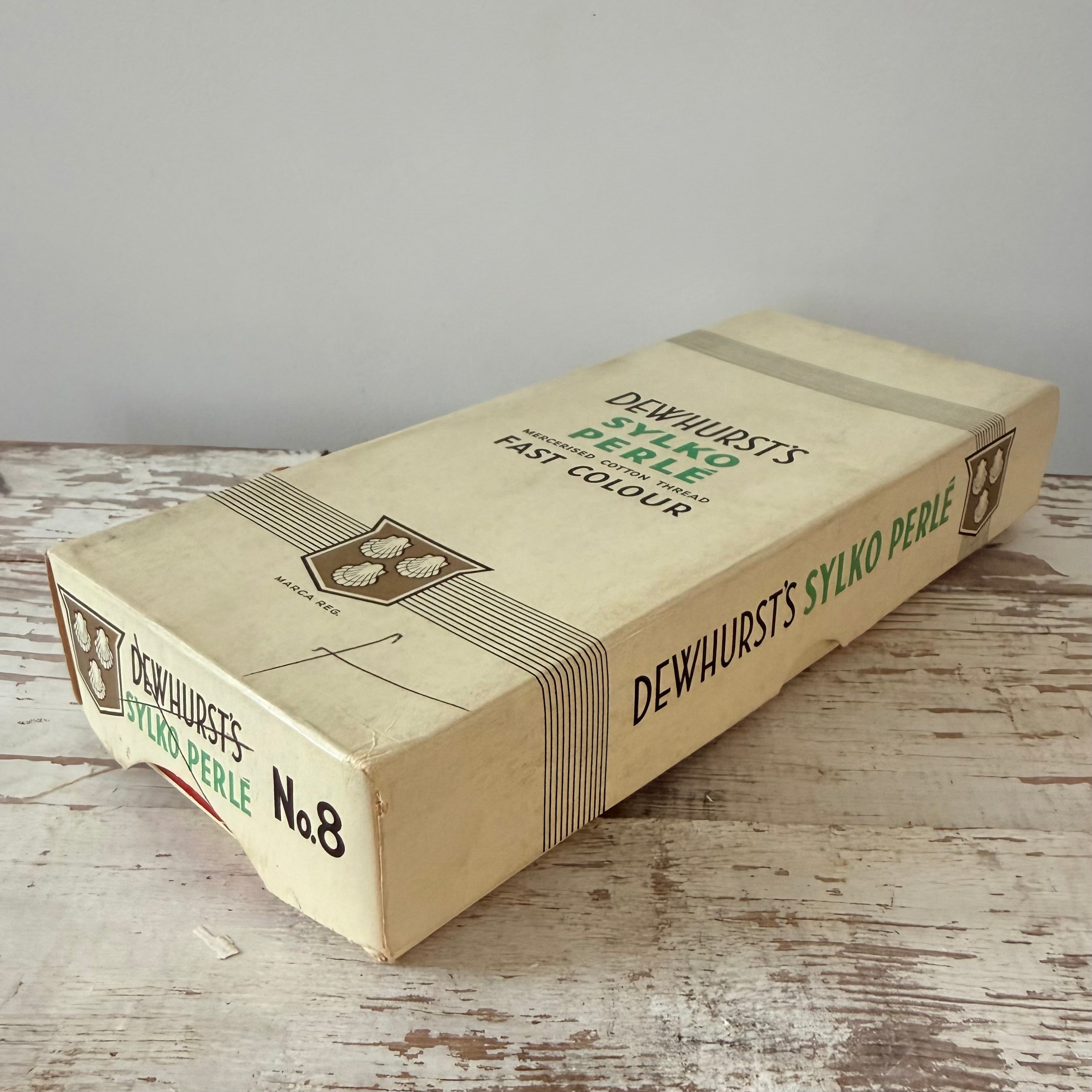 Vintage Dewhurst’s Sylko Perlé No. 8 Cotton – 10 Balls