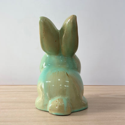 Vintage Green Rabbit Denby SylvaC Style Mid Century Ornament 17 cm