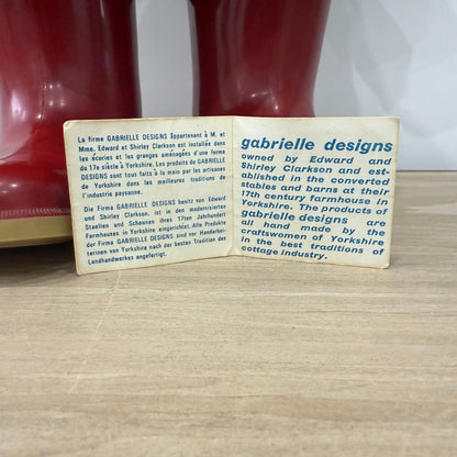 Gabrielle Designs Paddington Bear Vintage with Coat Hat &amp; Dunlop Boots