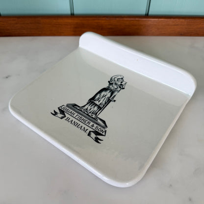 Antique Josiah Fisher &amp;amp; Son Banham Ironstone Scale Plate – Lady Justice