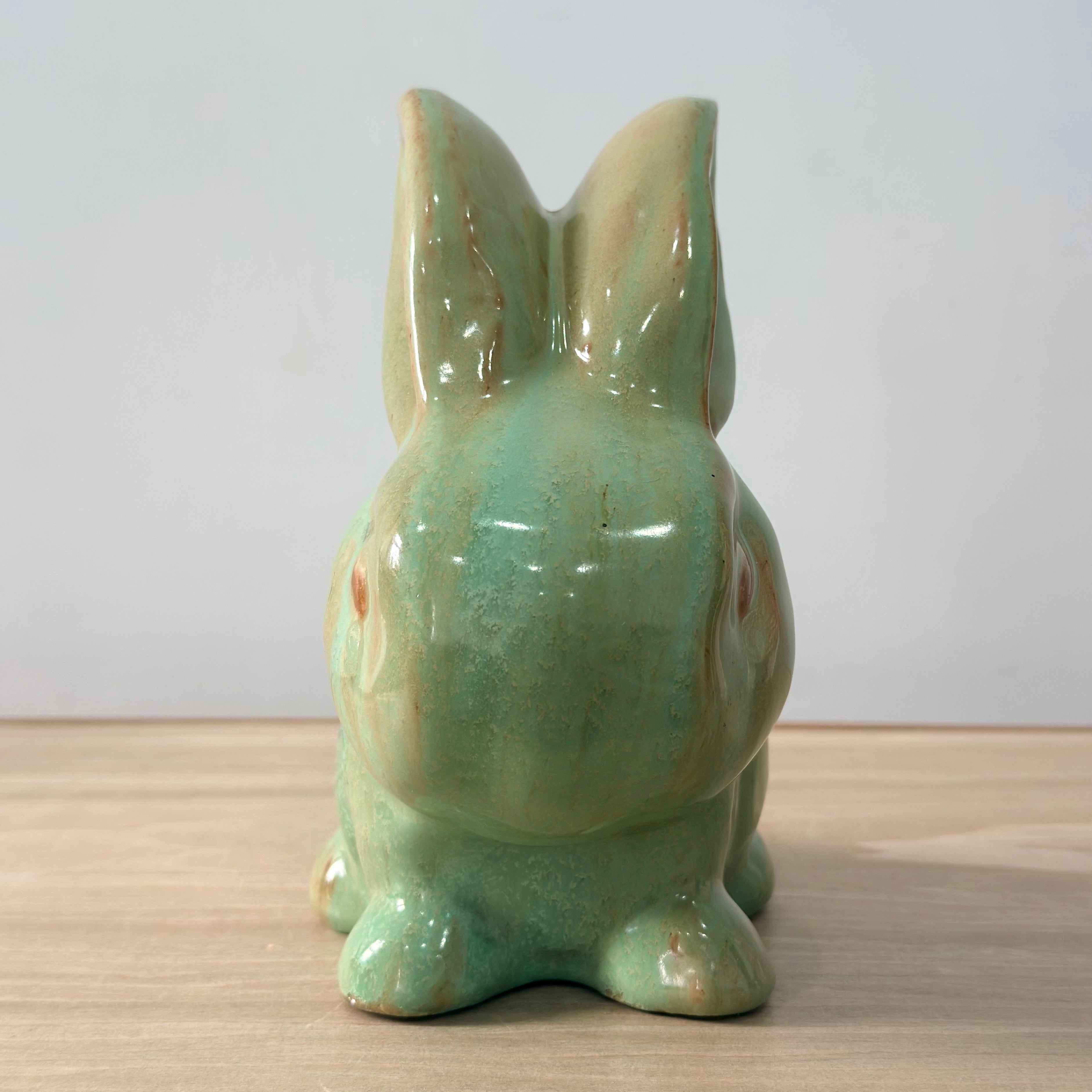 Vintage Green Rabbit Denby SylvaC Style Mid Century Ornament 17cm