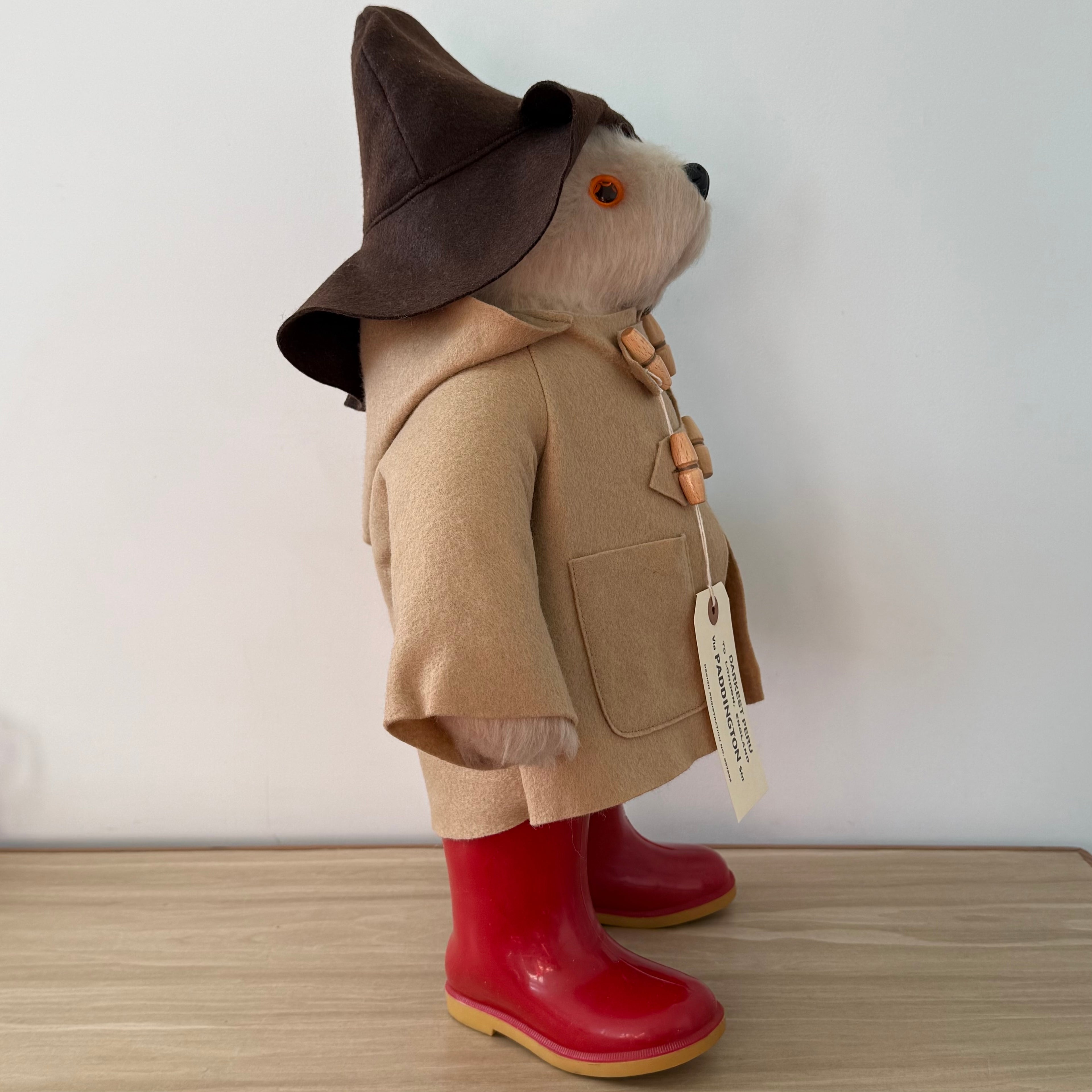 Vintage Gabrielle Designs Paddington Bear 46cm 1970s England Label