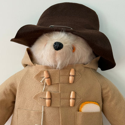 Vintage Gabrielle Designs Paddington Bear 46cm 1970s England Label