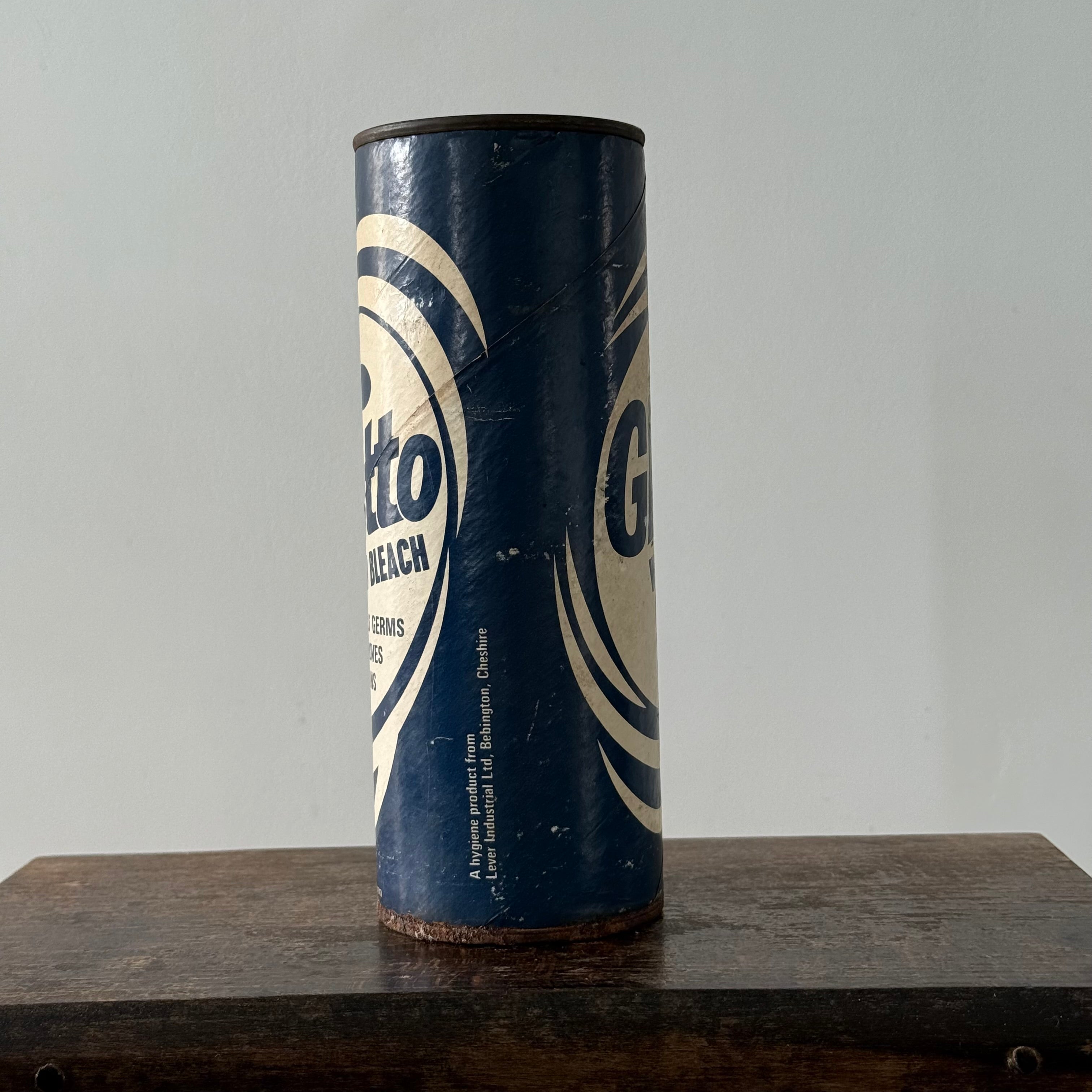 Glitto With Bleach Vintage Cleaning Powder Tin Unopened