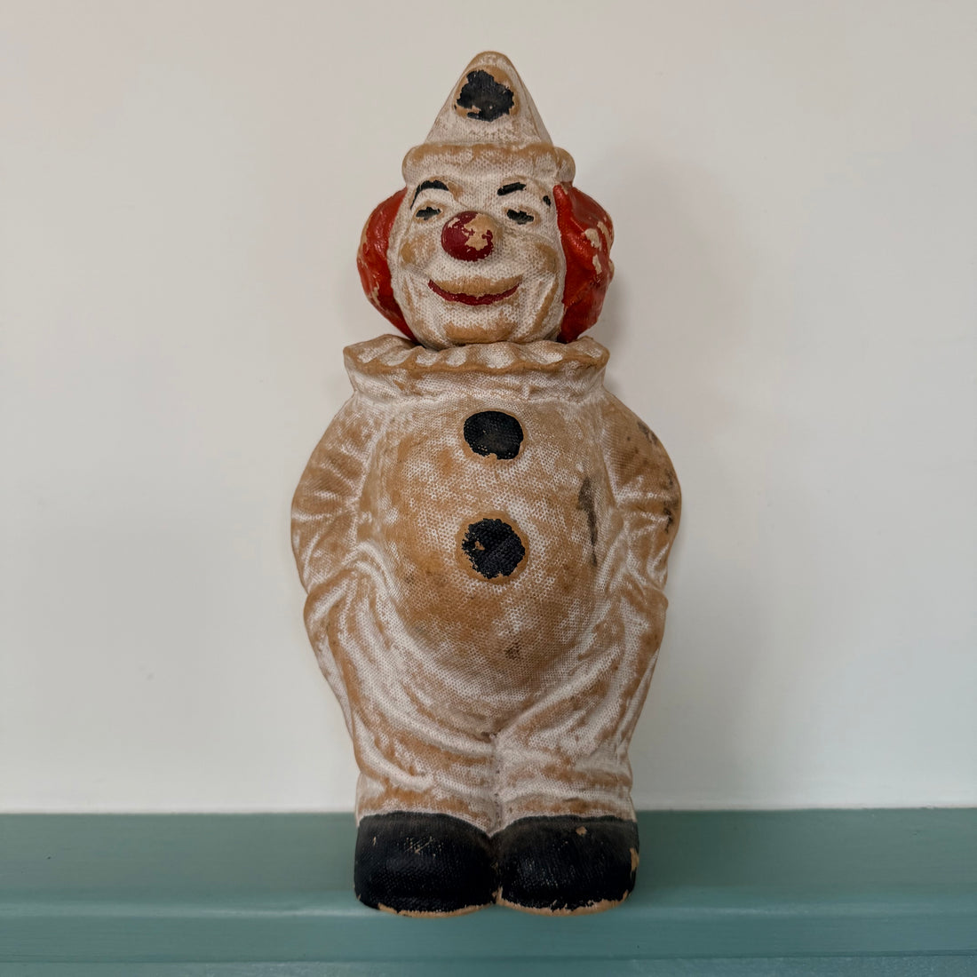 Vintage Papier-Mâché Clown Sweet Container – Made in Scotland