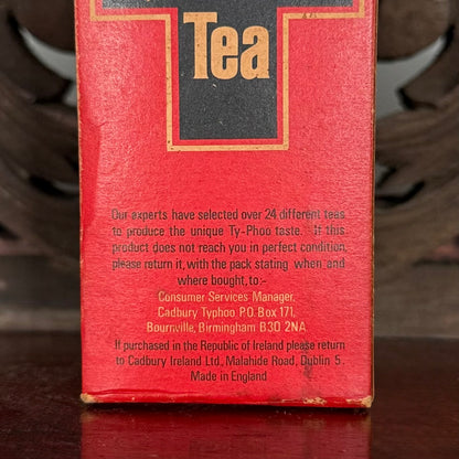 Vintage Typhoo Tea 4 oz Unopened Packet Advertising Packaging