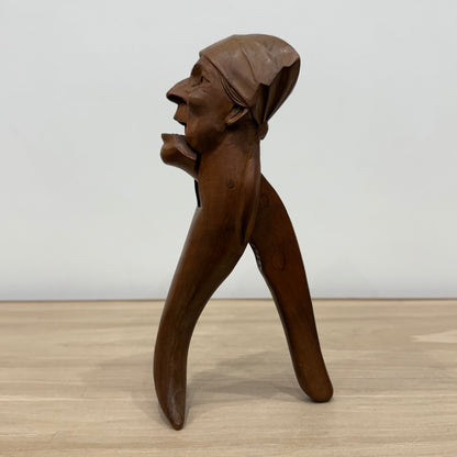 Hand Carved Wooden Figural Nutcracker Folk Art