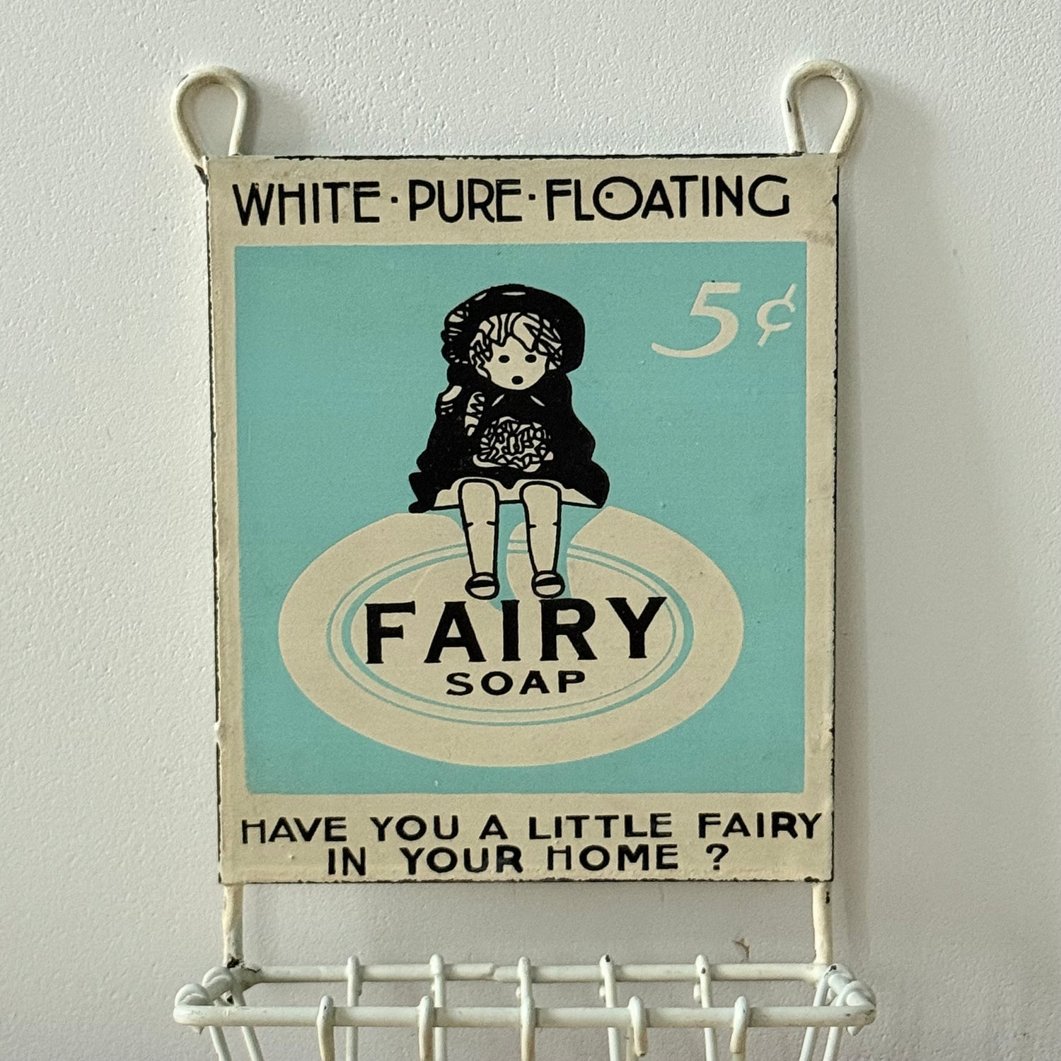 Fairy Soap Advertising Wire Soap Dish Reproduction