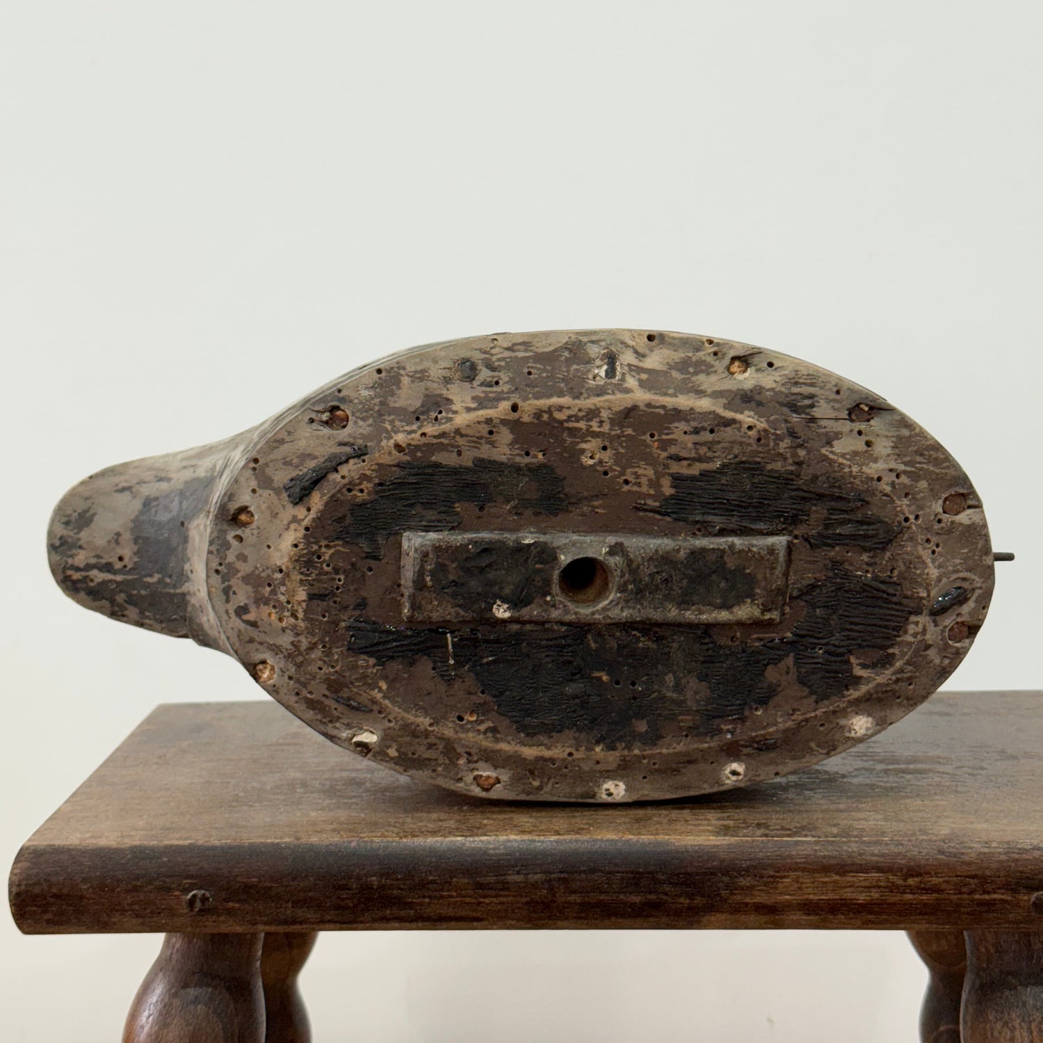 Antique Wooden Duck Decoy Folk Art Hand Carved Shooting Decoy