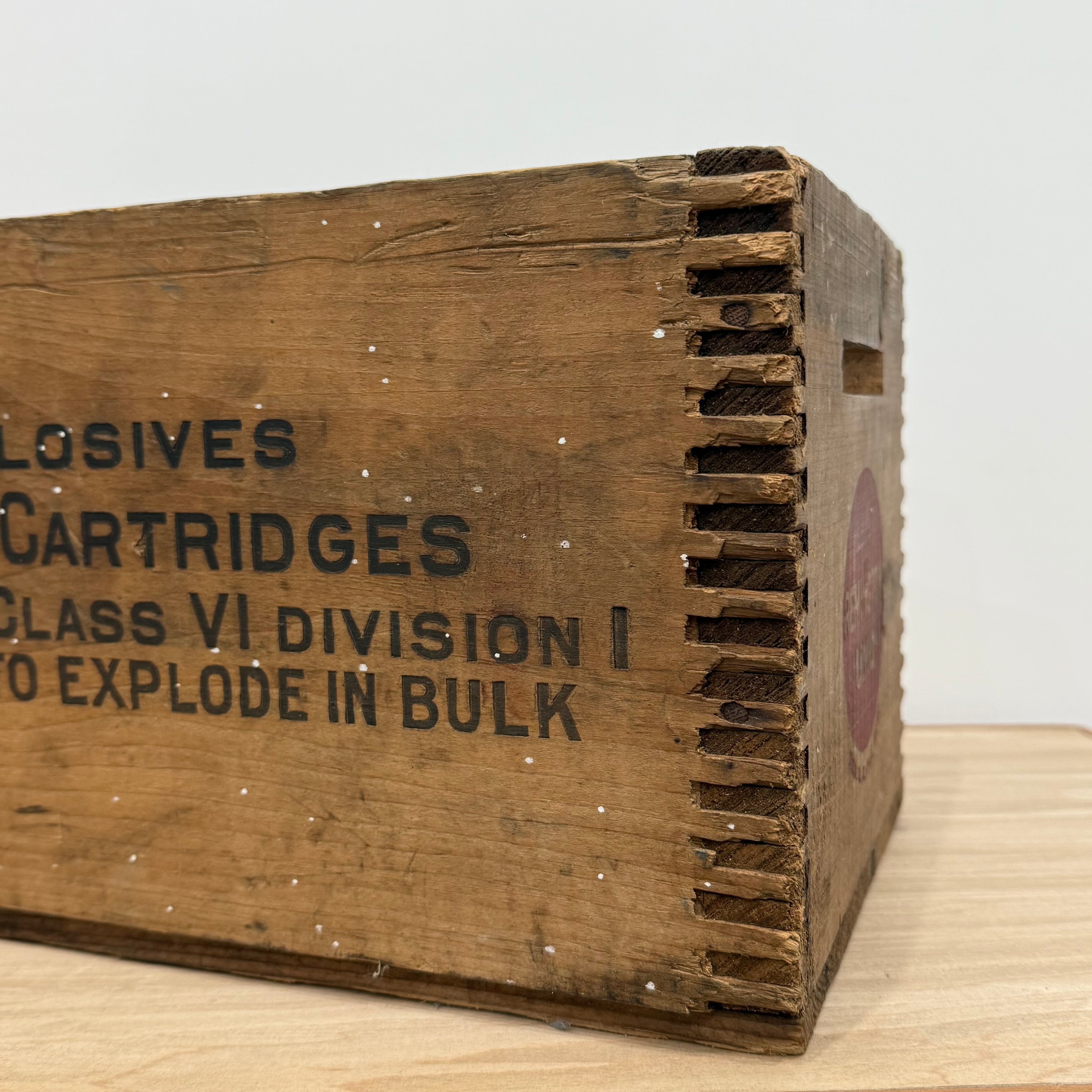 Early 20th Century Remington UMC Wooden Ammunition Transit Crate