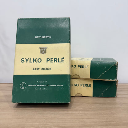 Dewhurst’s Sylko Perlé Thread – Three Boxed Sets, 24 Reels