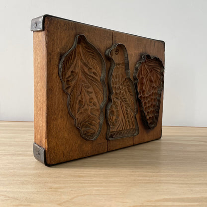 Antique Wooden Springerle Biscuit Mould – Hand-Carved – 19th–Early 20th Century