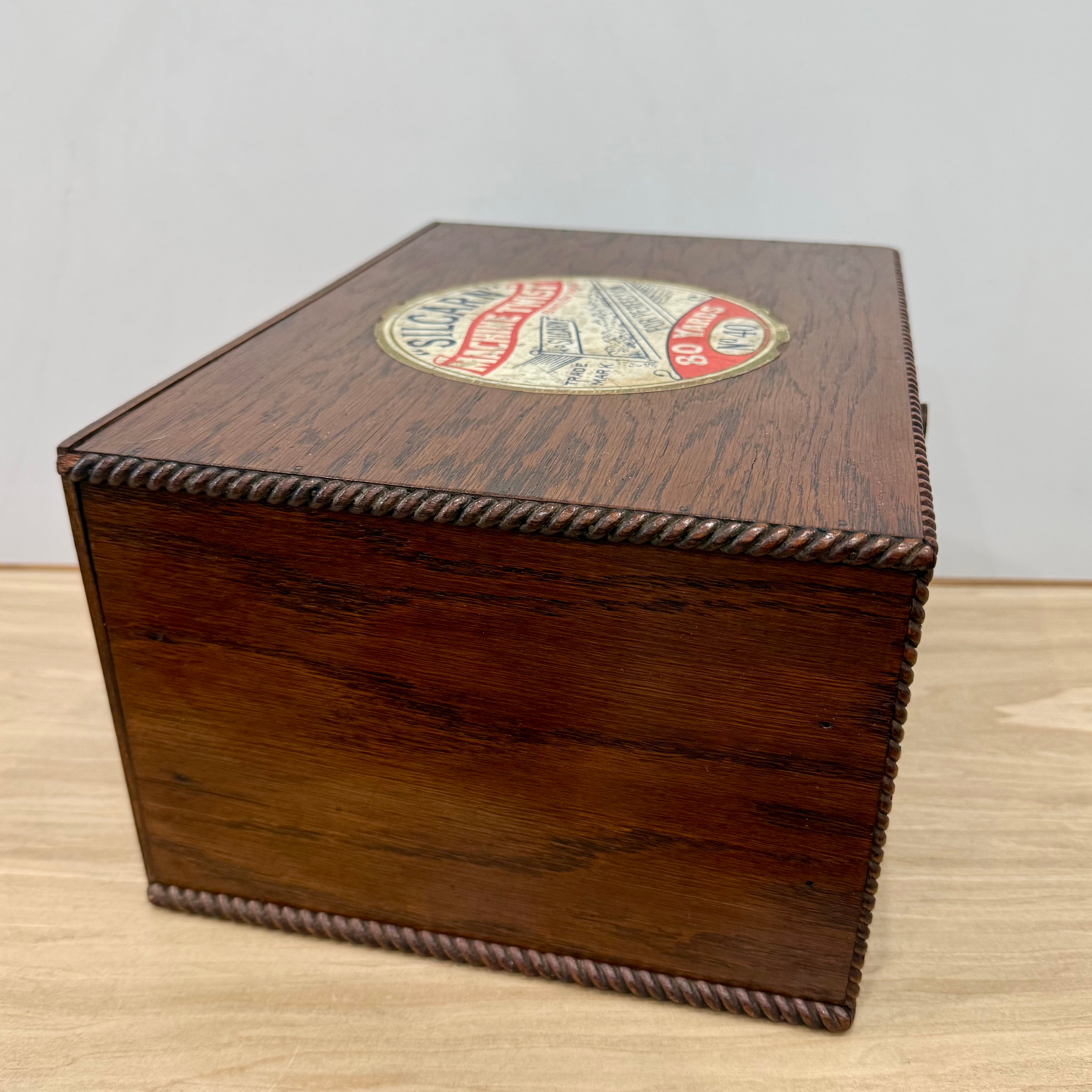 Rare Silcarn Machine Twist Thread Shop Display Cabinet with Drawers