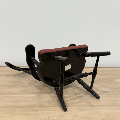 Miniature Windsor Style Doll’s Chair
