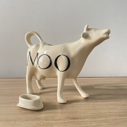 Emma Bridgewater Toast &amp; Marmalade “MOO” Cow Creamer  – Made in England