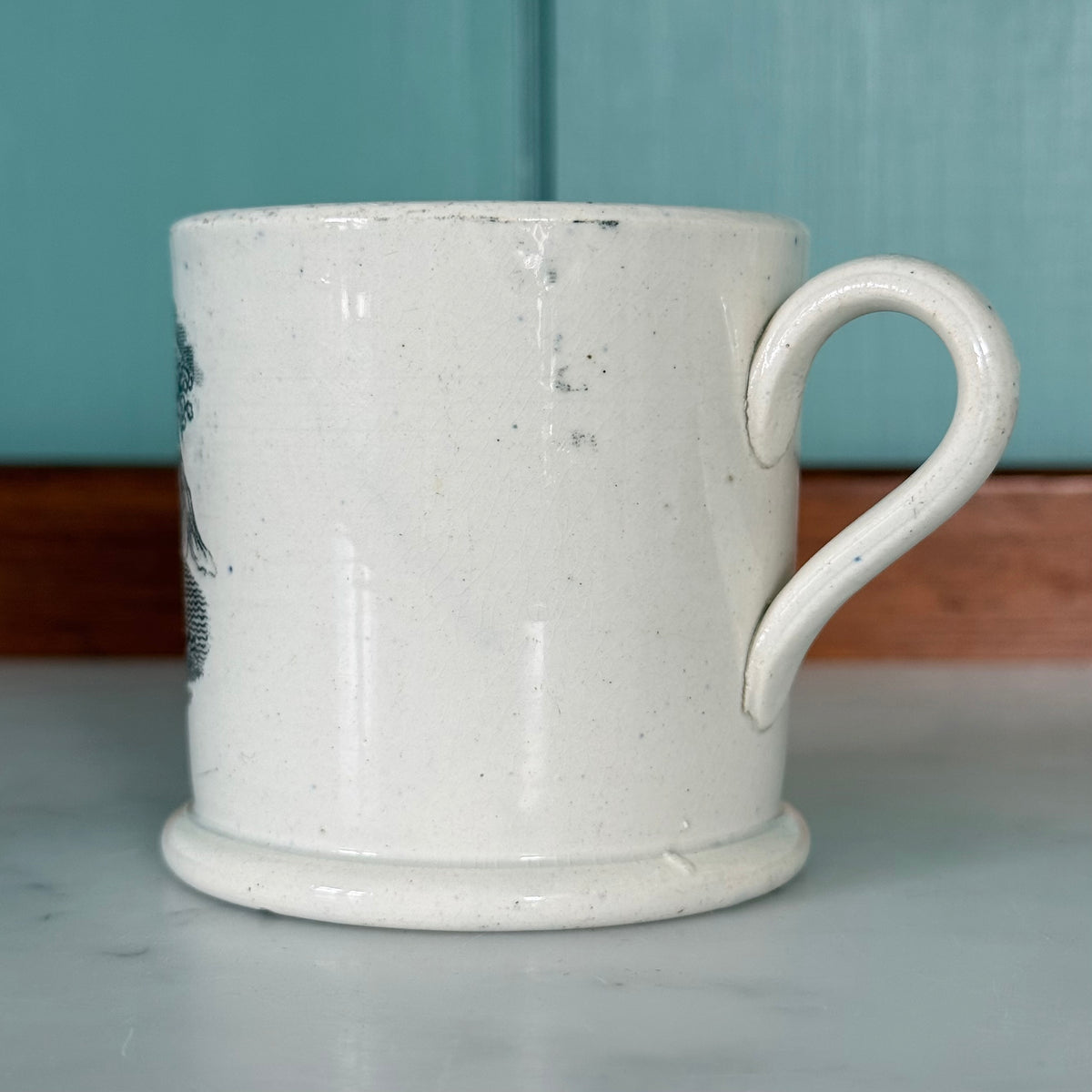 Antique Pearlware Child’s Buck Mug – c.1820–1840
