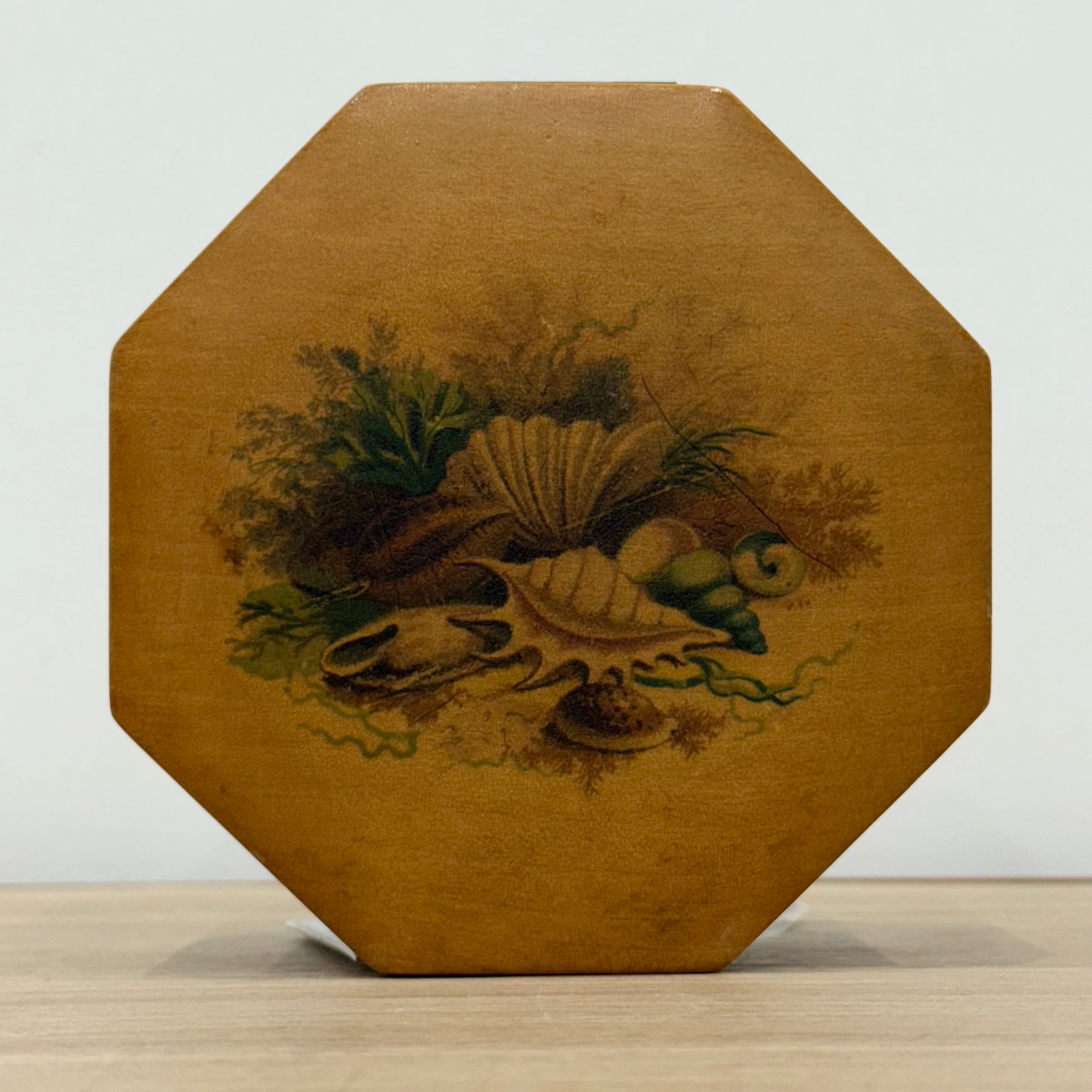 Edwardian Clark &amp; Co Mauchline-Type Transfer Cotton Reel Box with Reels