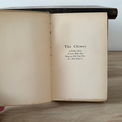 The Chimes Charles Dickens 1905 Dent Brock Illustrated Antique Book