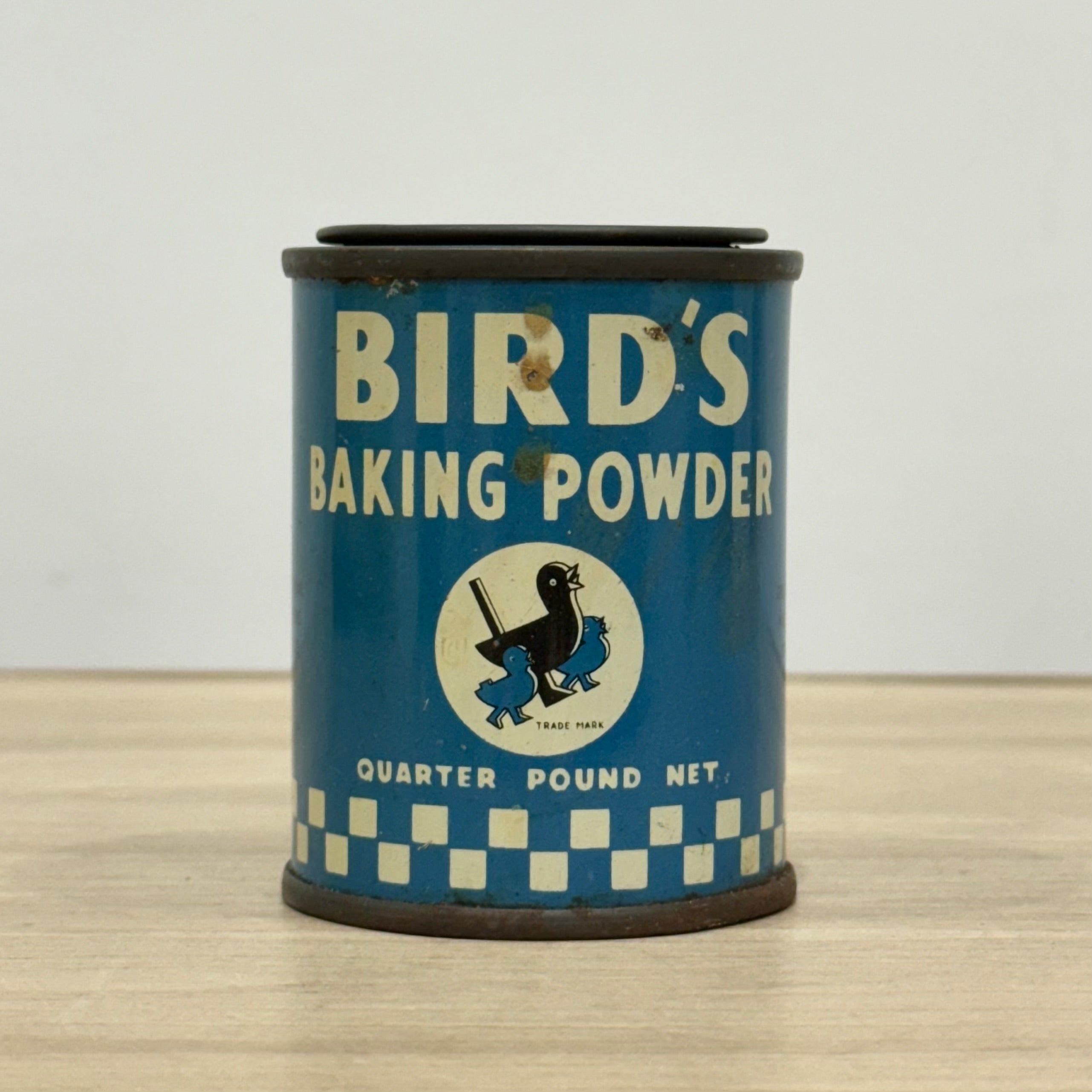 Bird’s Baking Powder Tin, Quarter Pound, Alfred Bird &amp;amp; Sons, Birmingham