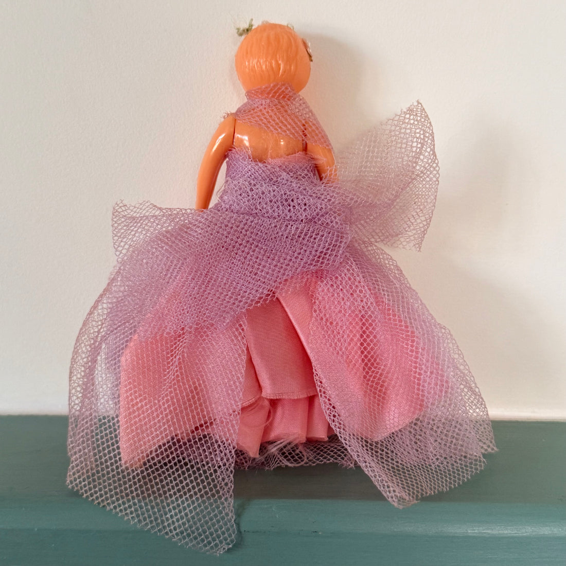 Vintage Pink Christmas Tree-Top Fairy c.1950s–1960s