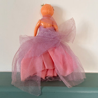 Vintage Pink Christmas Tree-Top Fairy c.1950s–1960s
