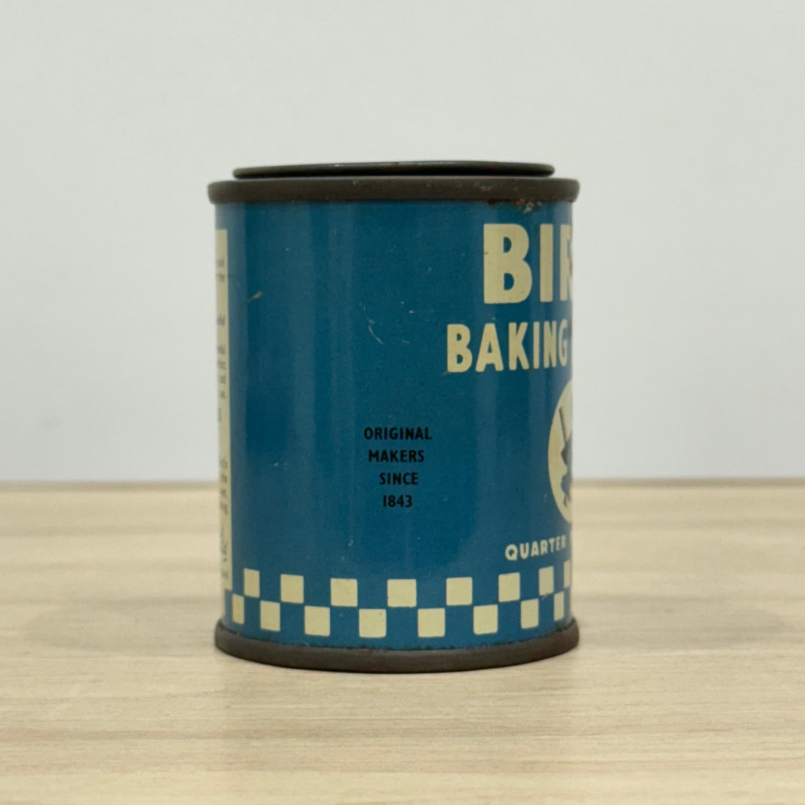 Bird’s Baking Powder Tin, Quarter Pound, Alfred Bird &amp;amp; Sons, Birmingham