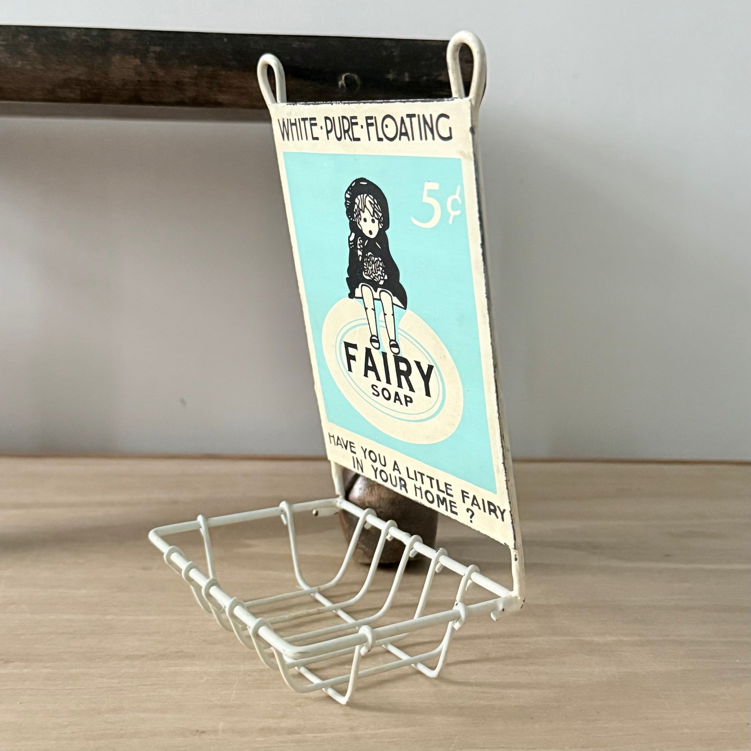 Fairy Soap Advertising Wire Soap Dish Reproduction