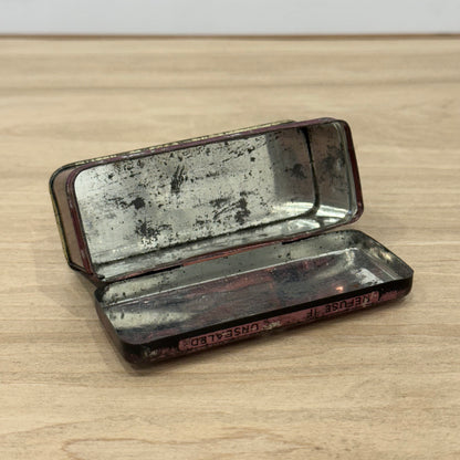 Vintage Lodge Sparking Plug Tin Made in England Automotive Advertising Box