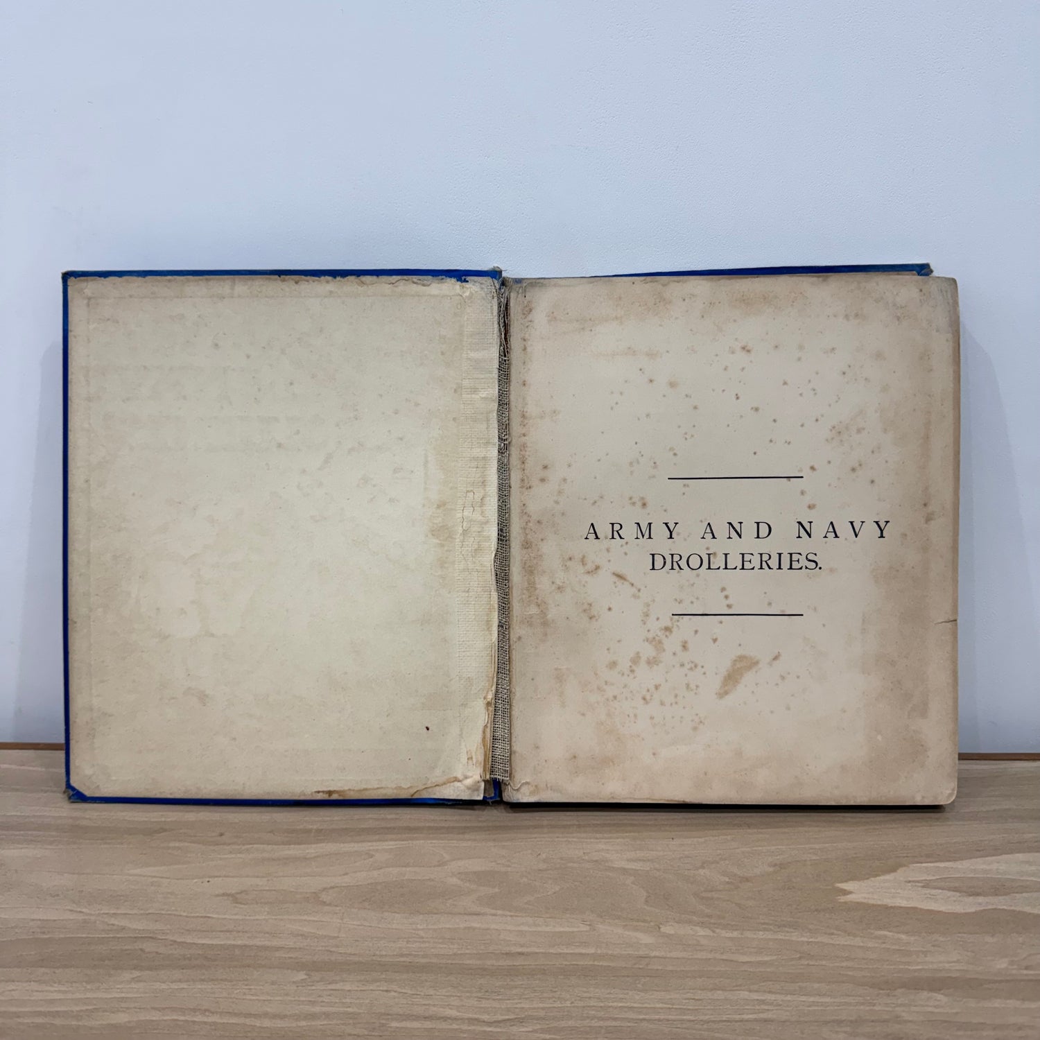 Army and Navy Drolleries Captain Seccombe Victorian Colour Plate Book