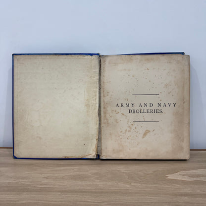 Army and Navy Drolleries Captain Seccombe Victorian Colour Plate Book