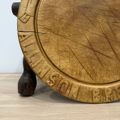 Edwardian English Carved Bread Board ‘Allinson Bread’