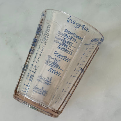 Antique Tit-Bits Do-Well Glass Cooking Measure – c.1920s