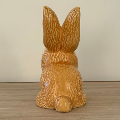 Sylvac Brown Rabbit No. 2 Impressed England Mark Pottery Figure