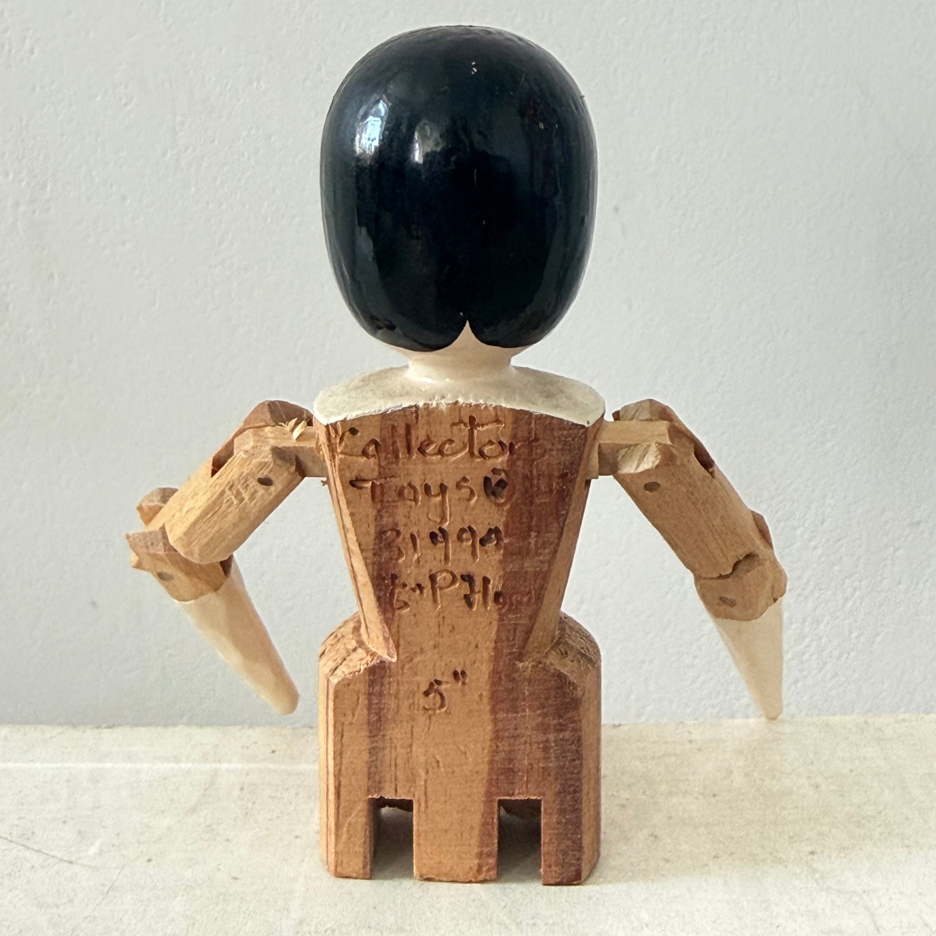 Eric Horne Wooden Doll Peg Doll 1994 13cm