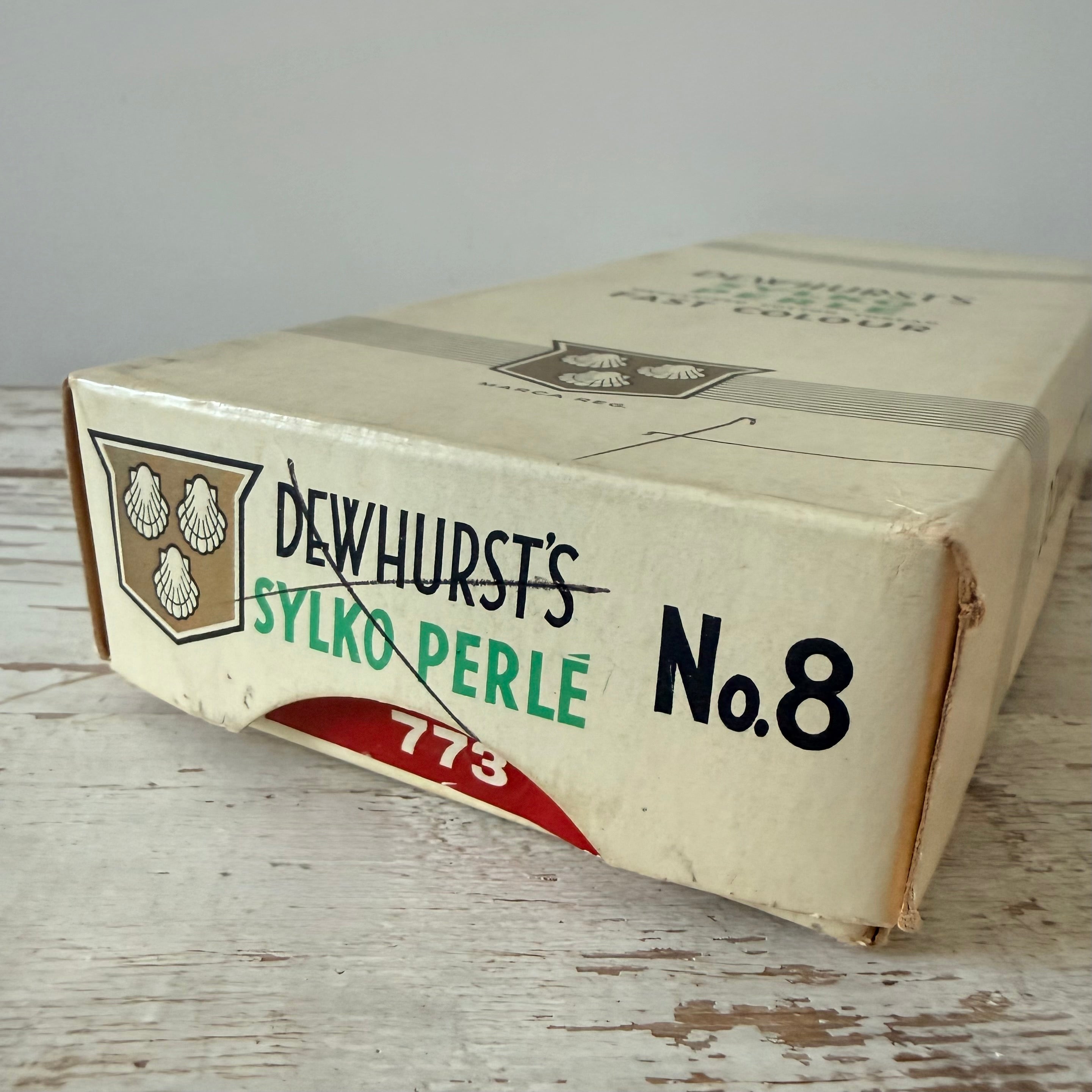 Vintage Dewhurst’s Sylko Perlé No. 8 Cotton – 10 Balls