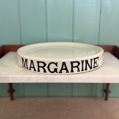 Antique International Tea Co Ironstone Margarine Shop Display Slab