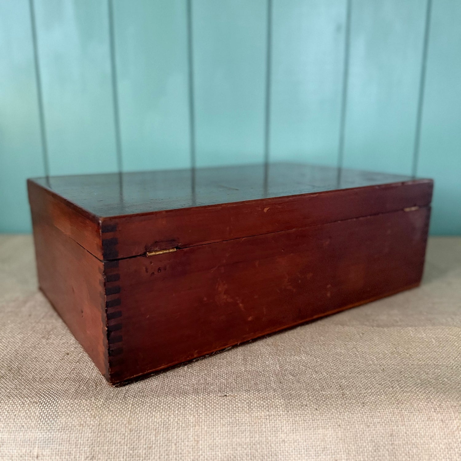 Antique Crescent Best Needles Haberdashery Shop Display Cabinet