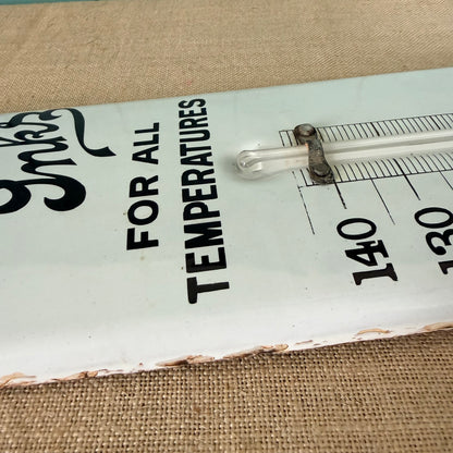 Antique Stephens Ink Enamel Advertising Thermometer Sign