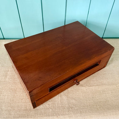 Antique Crescent Best Needles Haberdashery Shop Display Cabinet