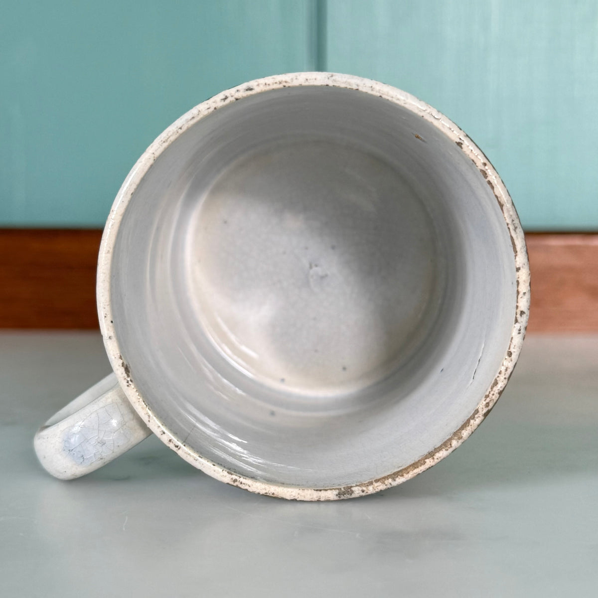 Antique Pearlware Child’s Doe and Fawn Mug – c.1820