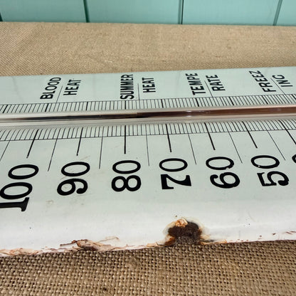 Antique Stephens Ink Enamel Advertising Thermometer Sign