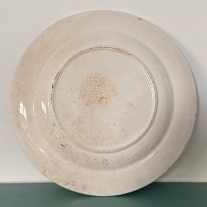 Antique Victorian The Field of Wheat Educational Nursery Plate 17.25cm