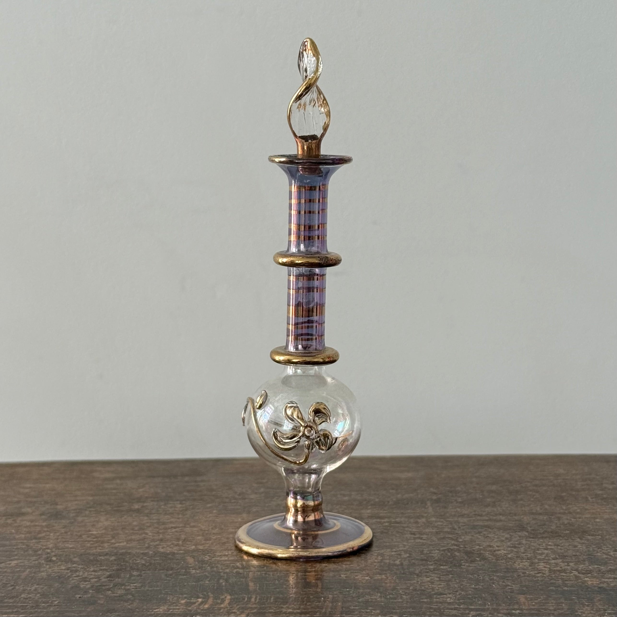 Small glass perfume